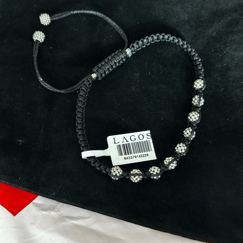 LAGOS Black Macrame Bracelet - Picture 3 of 5